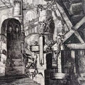 Piranesi, The Pier with Chains, 1749-60 d