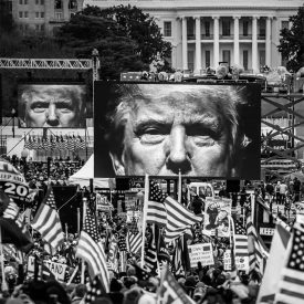 Mark Peterson:The New York Times, Rally outside the White House in Washington Jan. 6, 2021