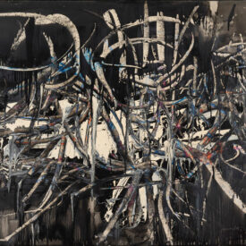 Simon Hantaï, Untitled, 1956 r Simon Hantaï, Untitled, 1956 r